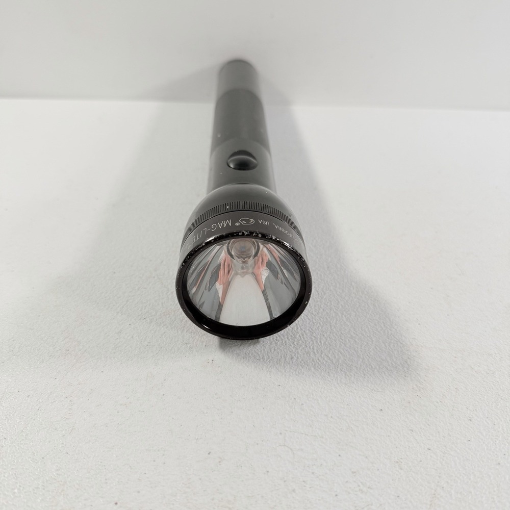 Mag-Lite Maglite3 D-Cell 3D Black Heavy Duty Alloy Flashlight Tested Working